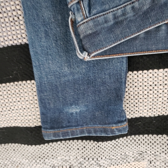 EVERLANE indigo distress the skinny fit  denim Jeans 28 - Picture 6 of 11